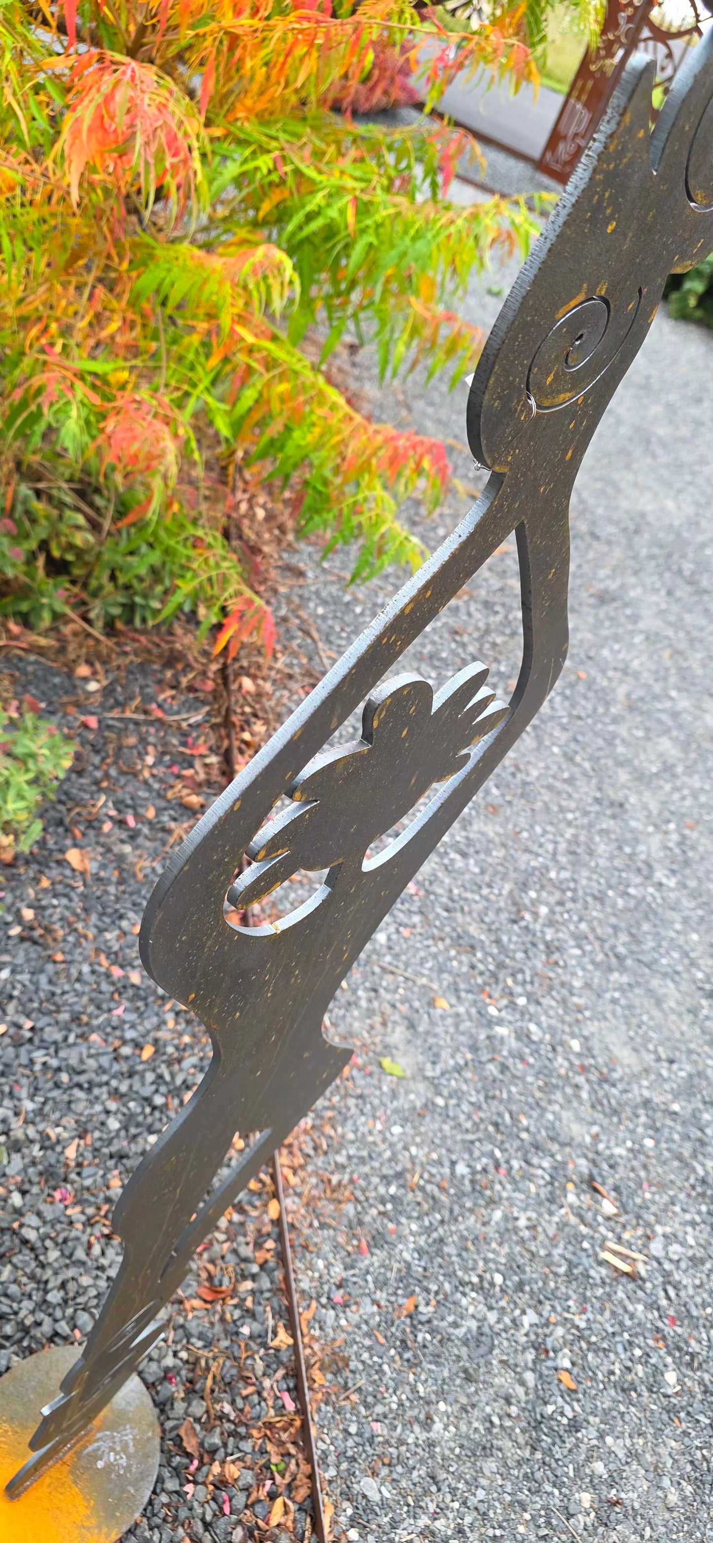 tree pose | 1/4" steel | created by HHA | ready for pick up!