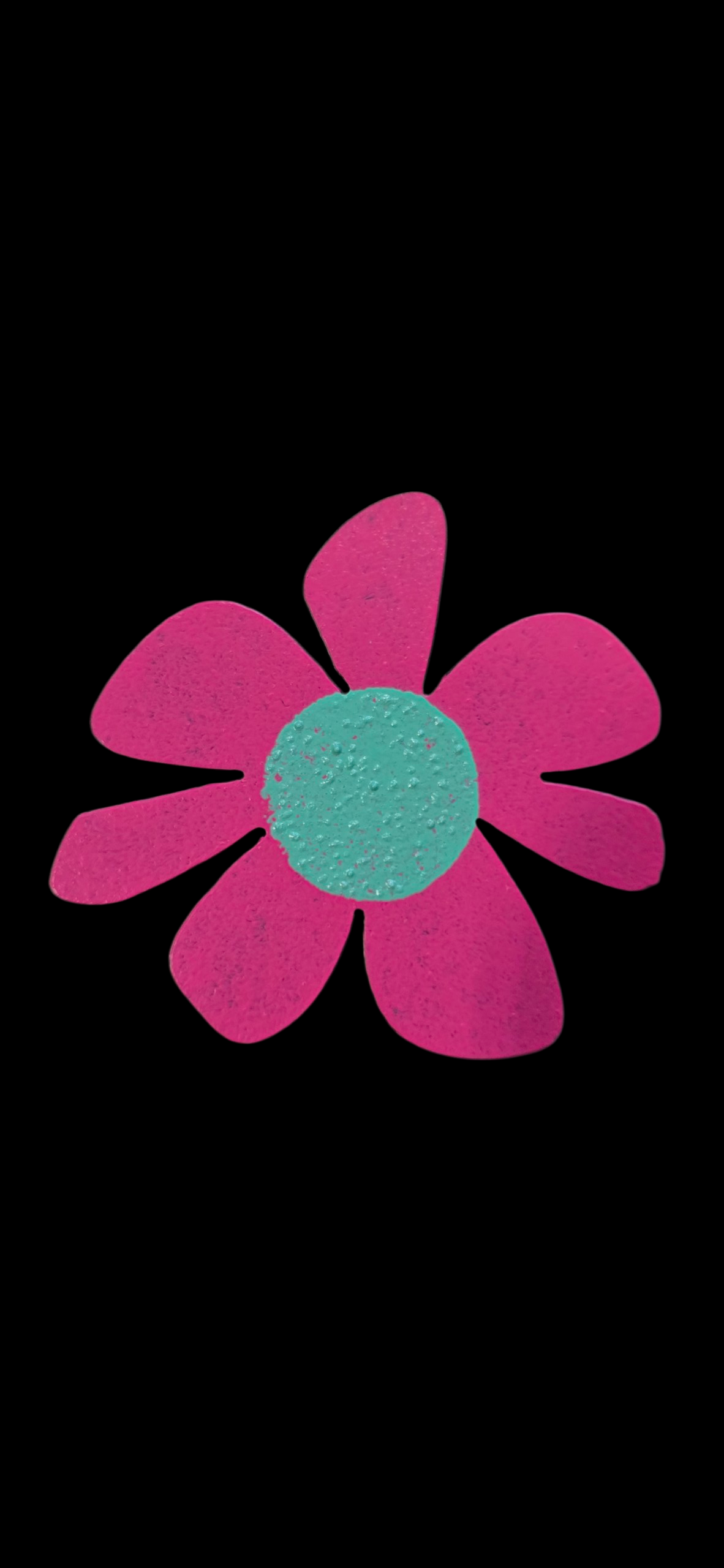 mini flower art w/ magnet | hha vibes