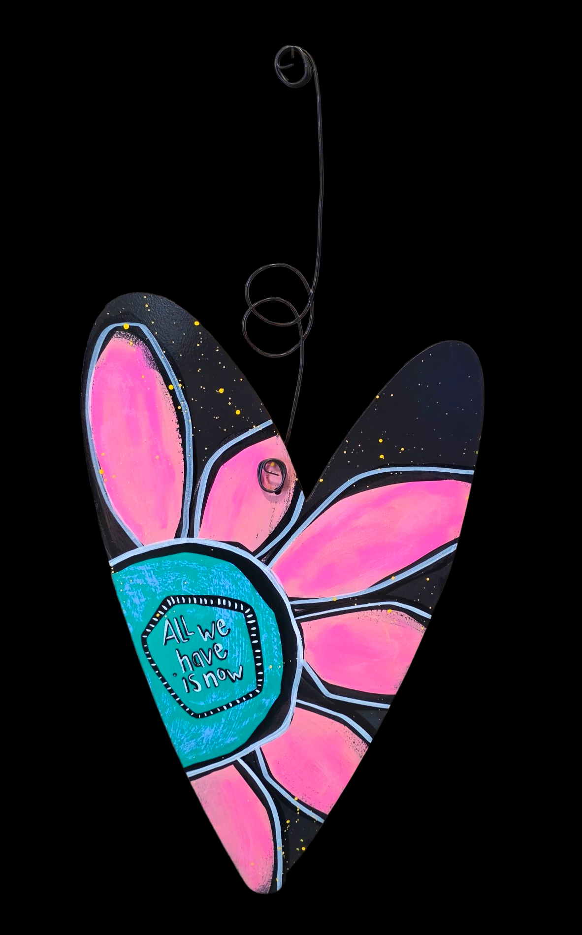 heart | one of a kind | 17"x10" | hha vibes