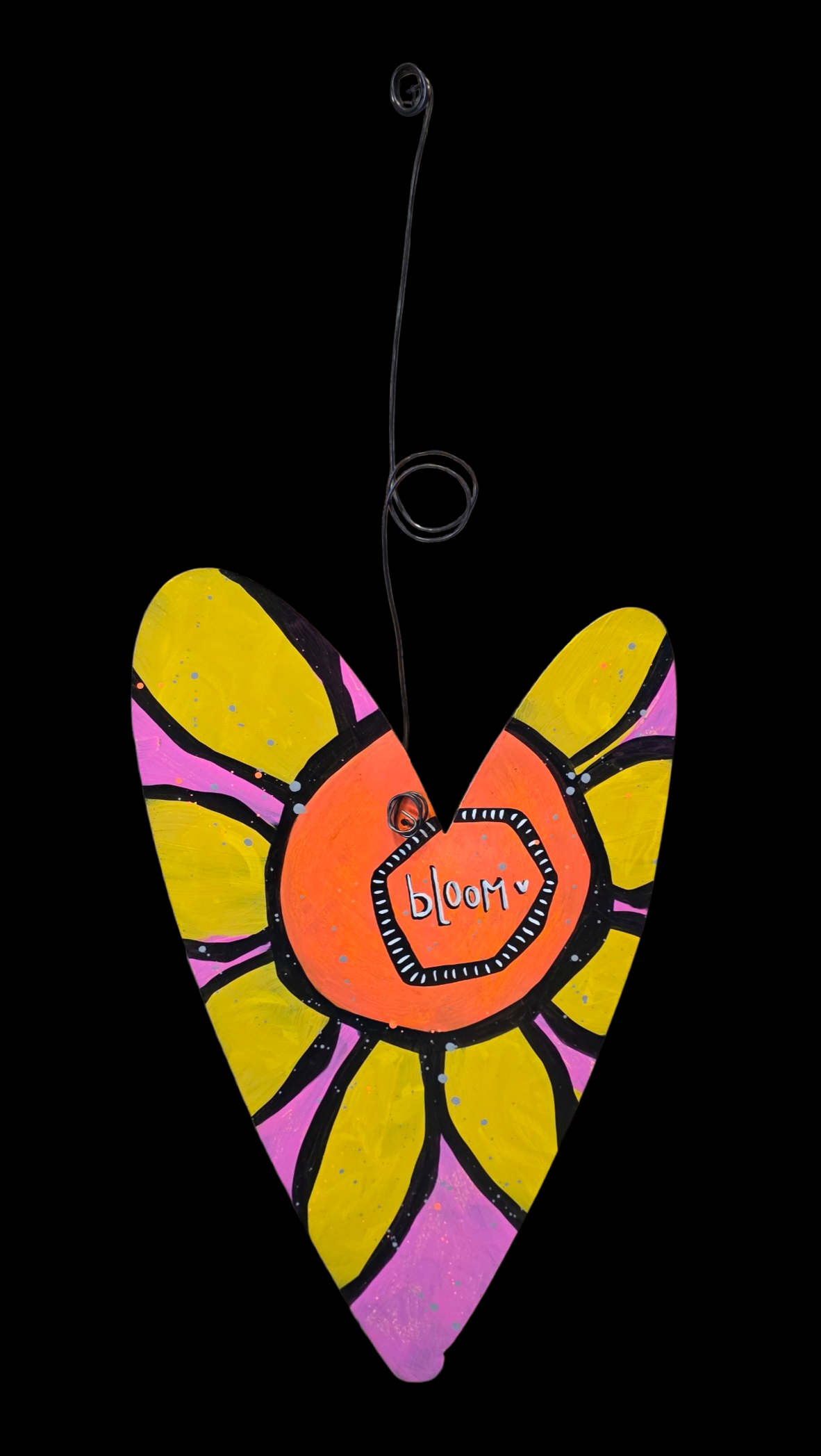 heart | one of a kind | 17"x10" | hha vibes