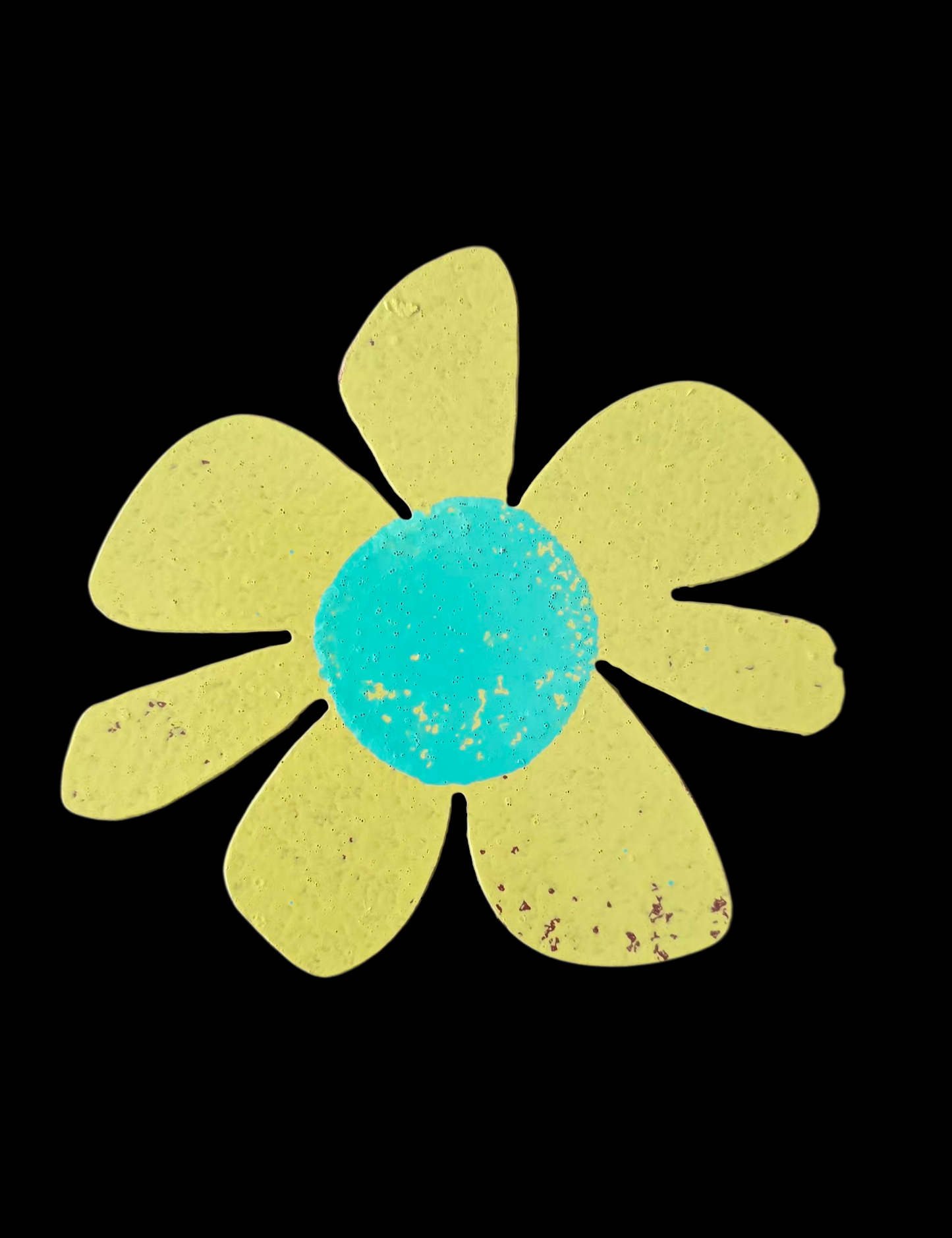 mini flower art w/ magnet | hha vibes