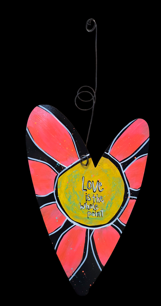 heart | one of a kind | 17"x10" | hha vibes