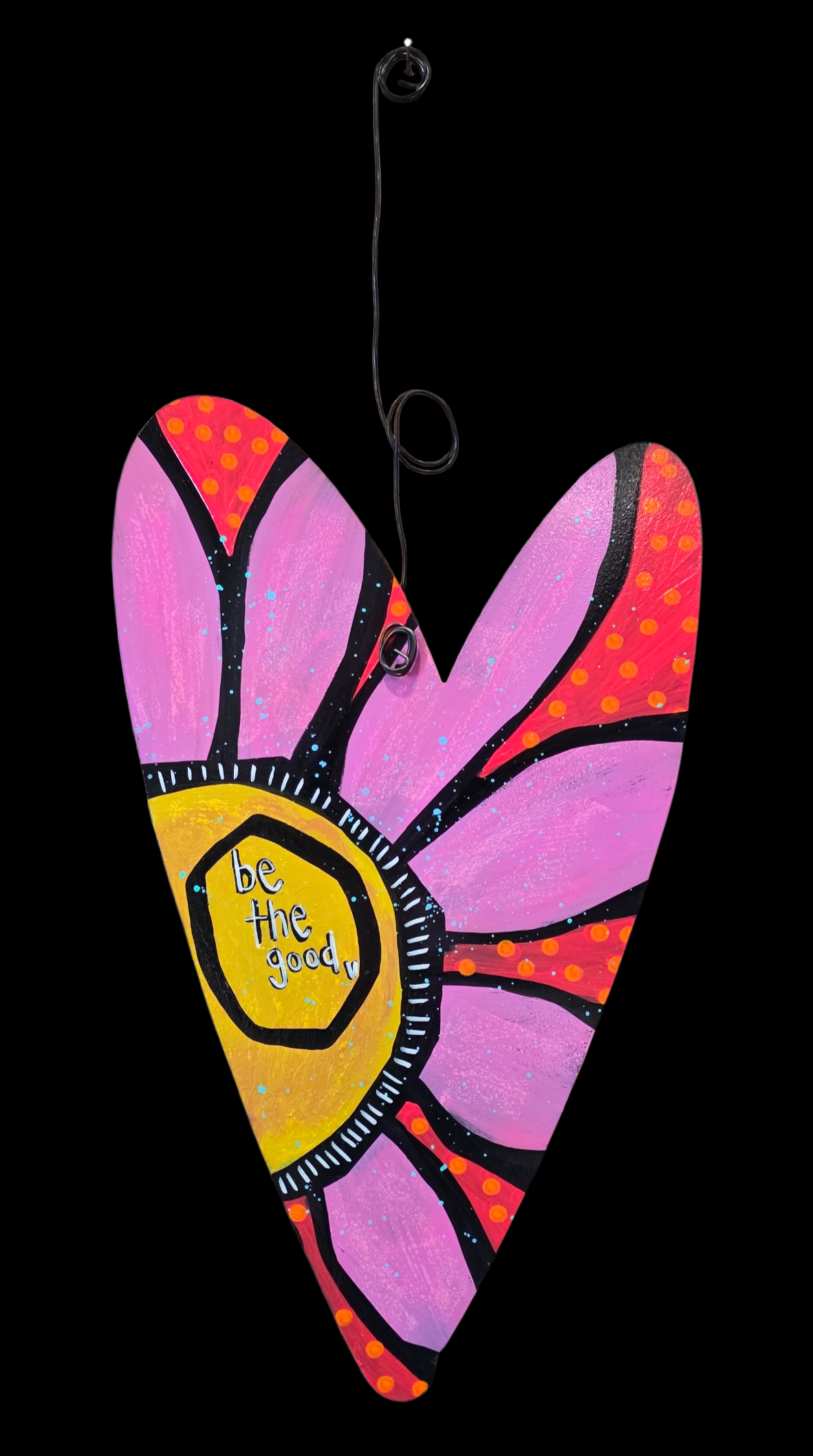 heart | one of a kind | 17"x10" | hha vibes