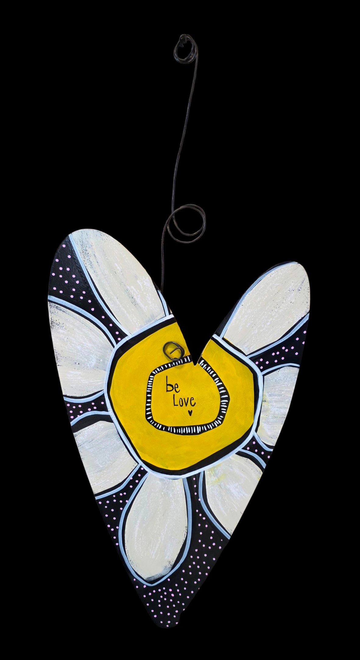 heart | one of a kind | 17"x10" | hha vibes