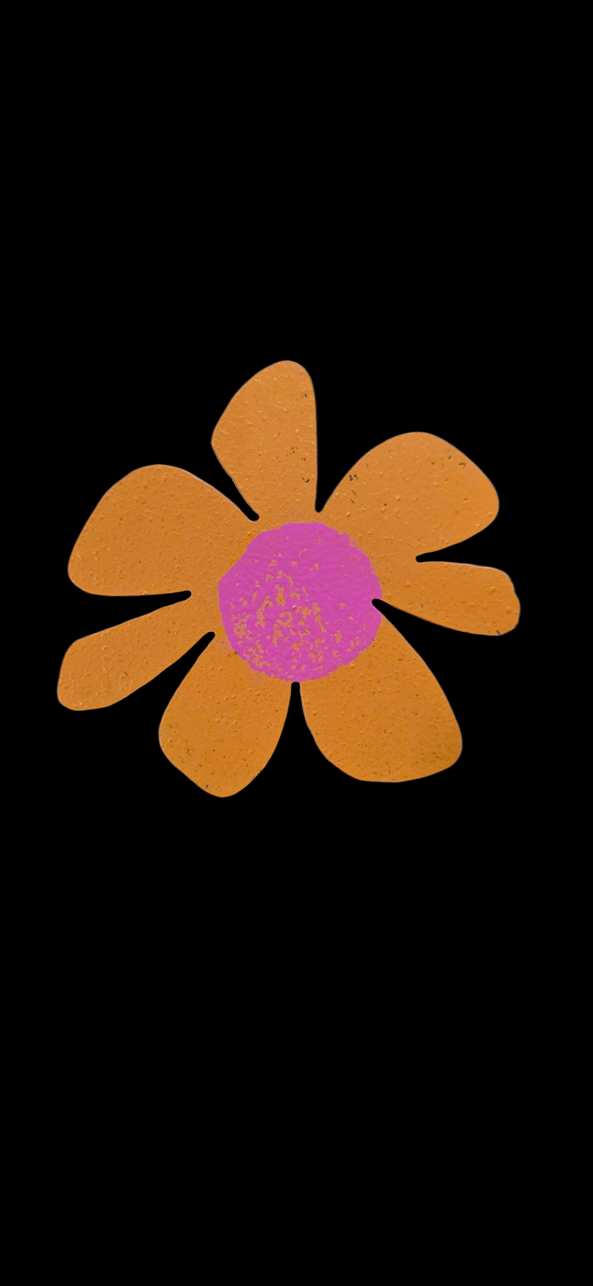 mini flower art w/ magnet | hha vibes