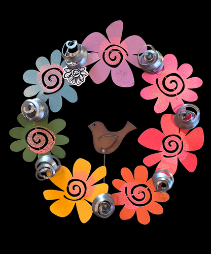 flower & bird wreath  | hha vibes