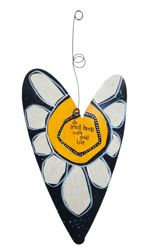 heart | one of a kind | 17"x10" | hha vibes