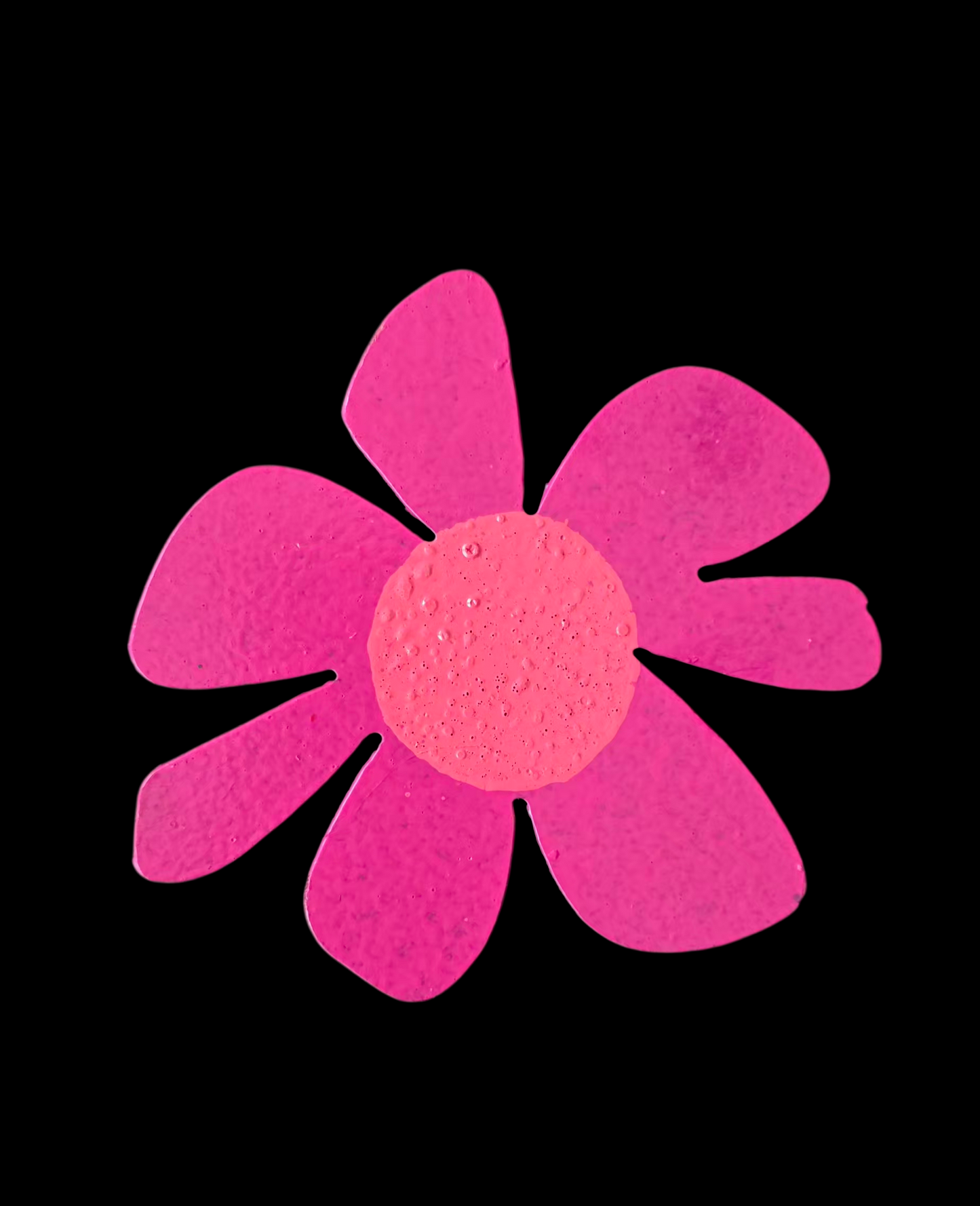 mini flower art w/ magnet | hha vibes