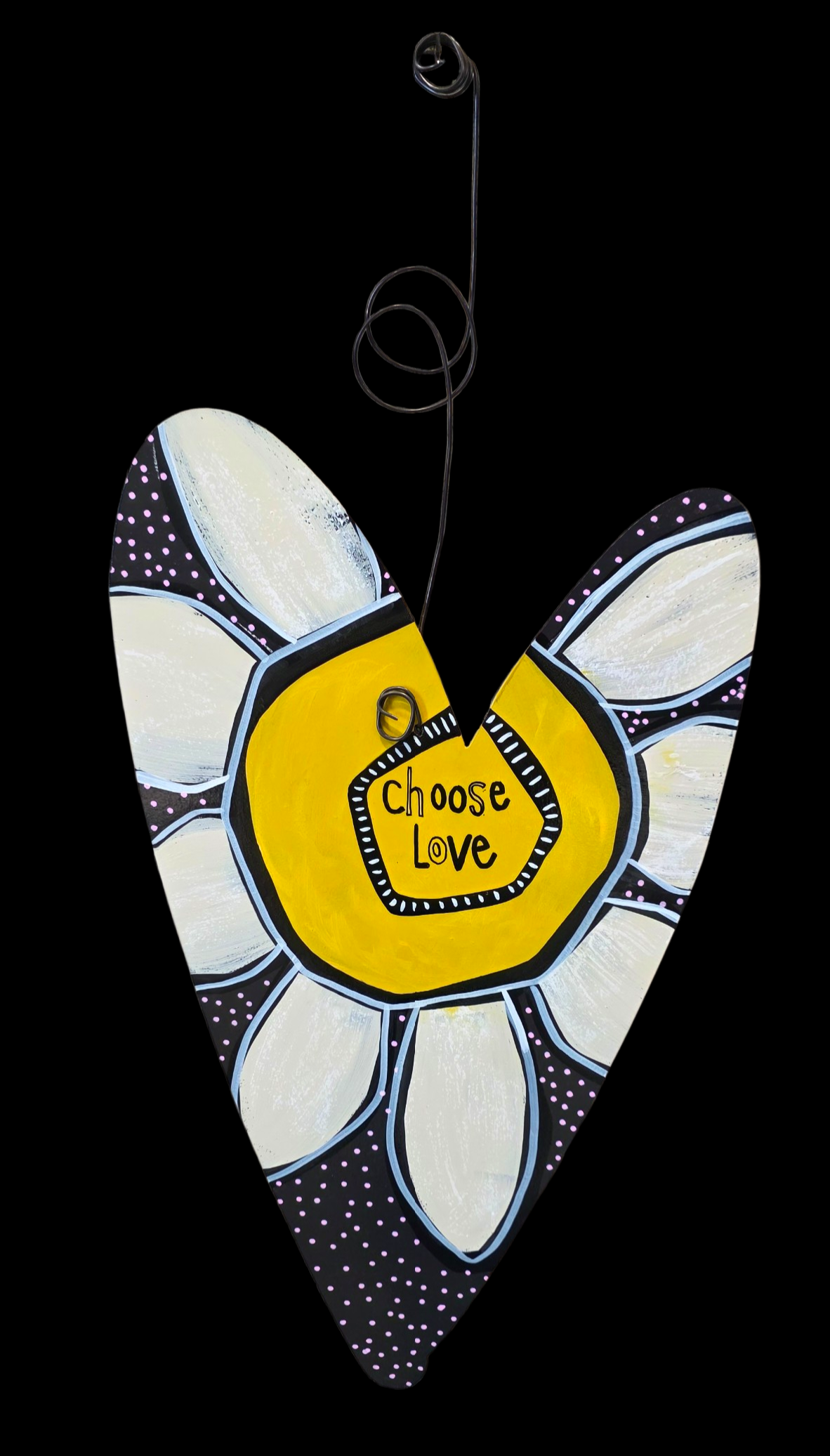 heart | one of a kind | 17"x10" | hha vibes