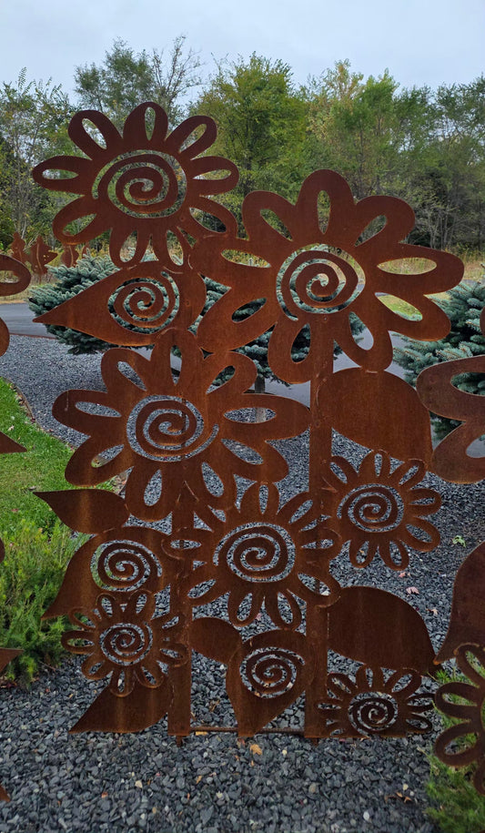 (LARGE) floral panel | created by HHA | ready for pick up!