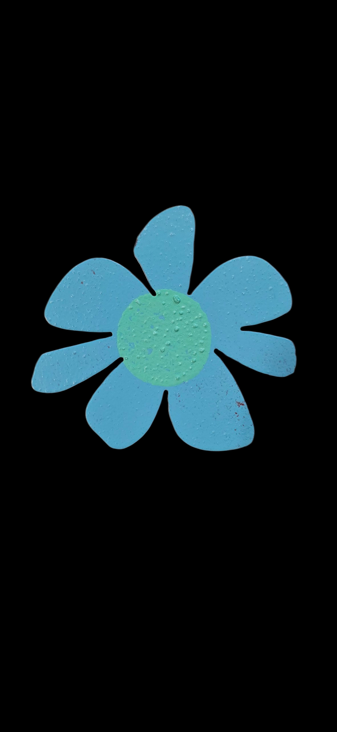 mini flower art w/ magnet | hha vibes