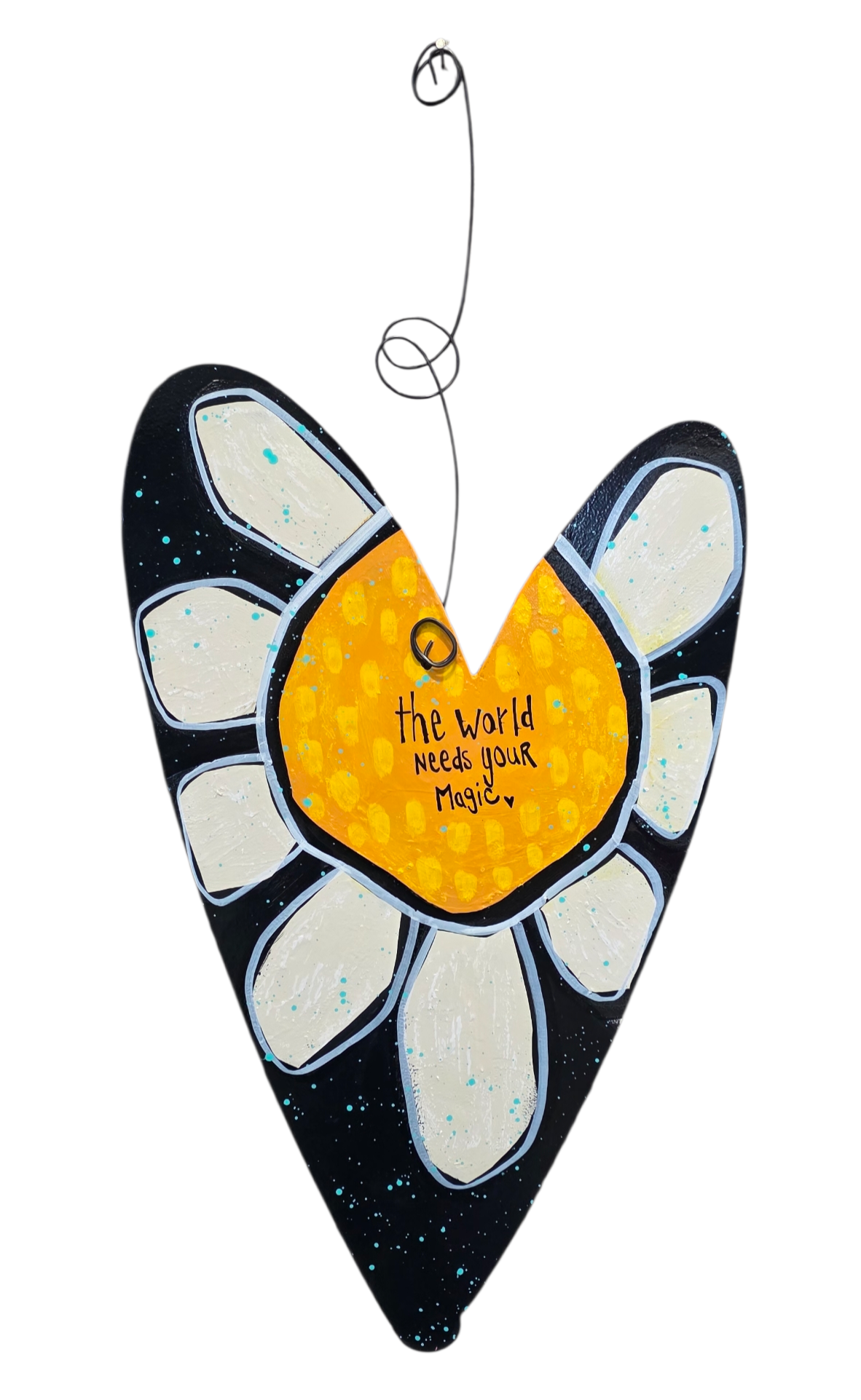 heart | one of a kind | 17"x10" | hha vibes