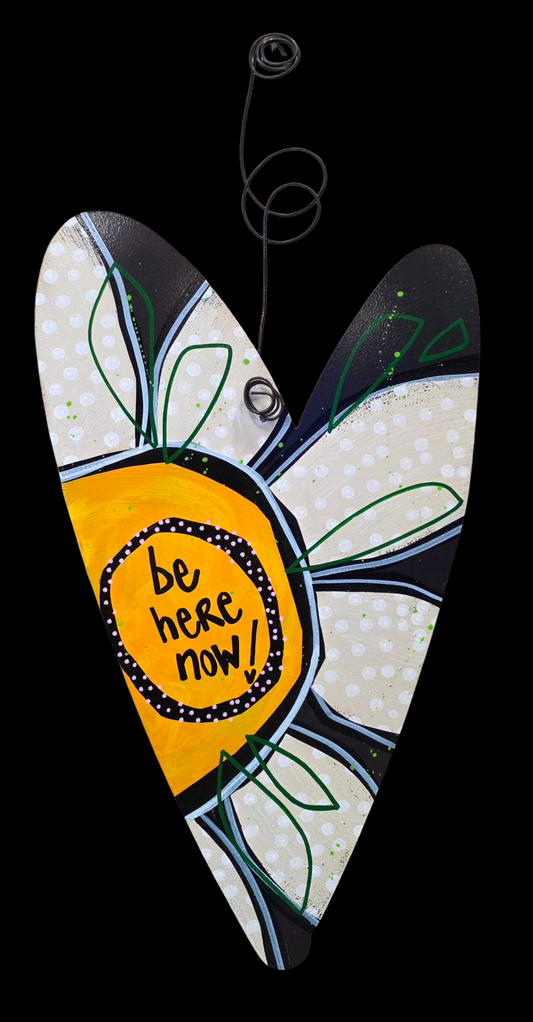 heart | one of a kind | 17"x10" | hha vibes